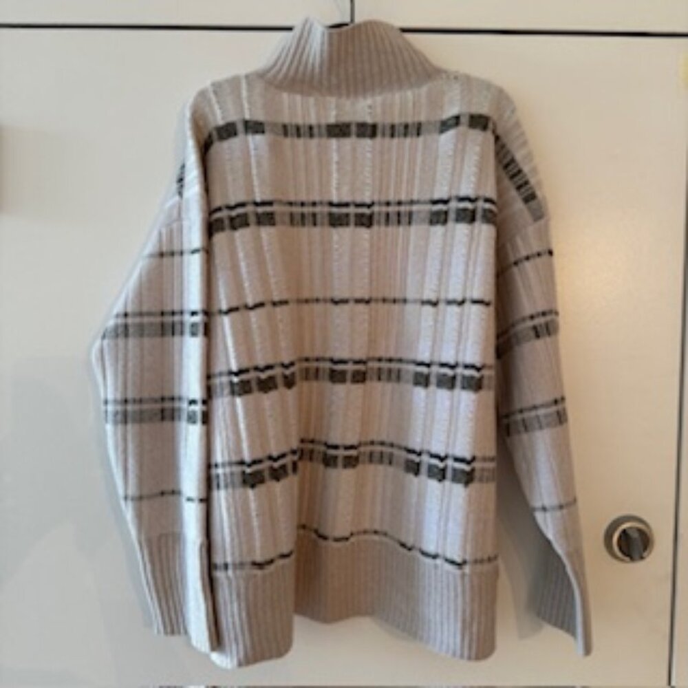 3.1 Phillip Lim Check Sweater, Size Medium